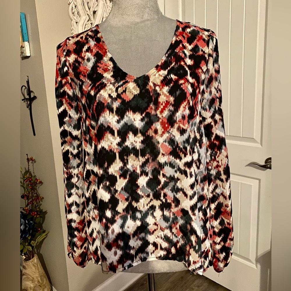 Lily White- Multi Colored - Small Blouse